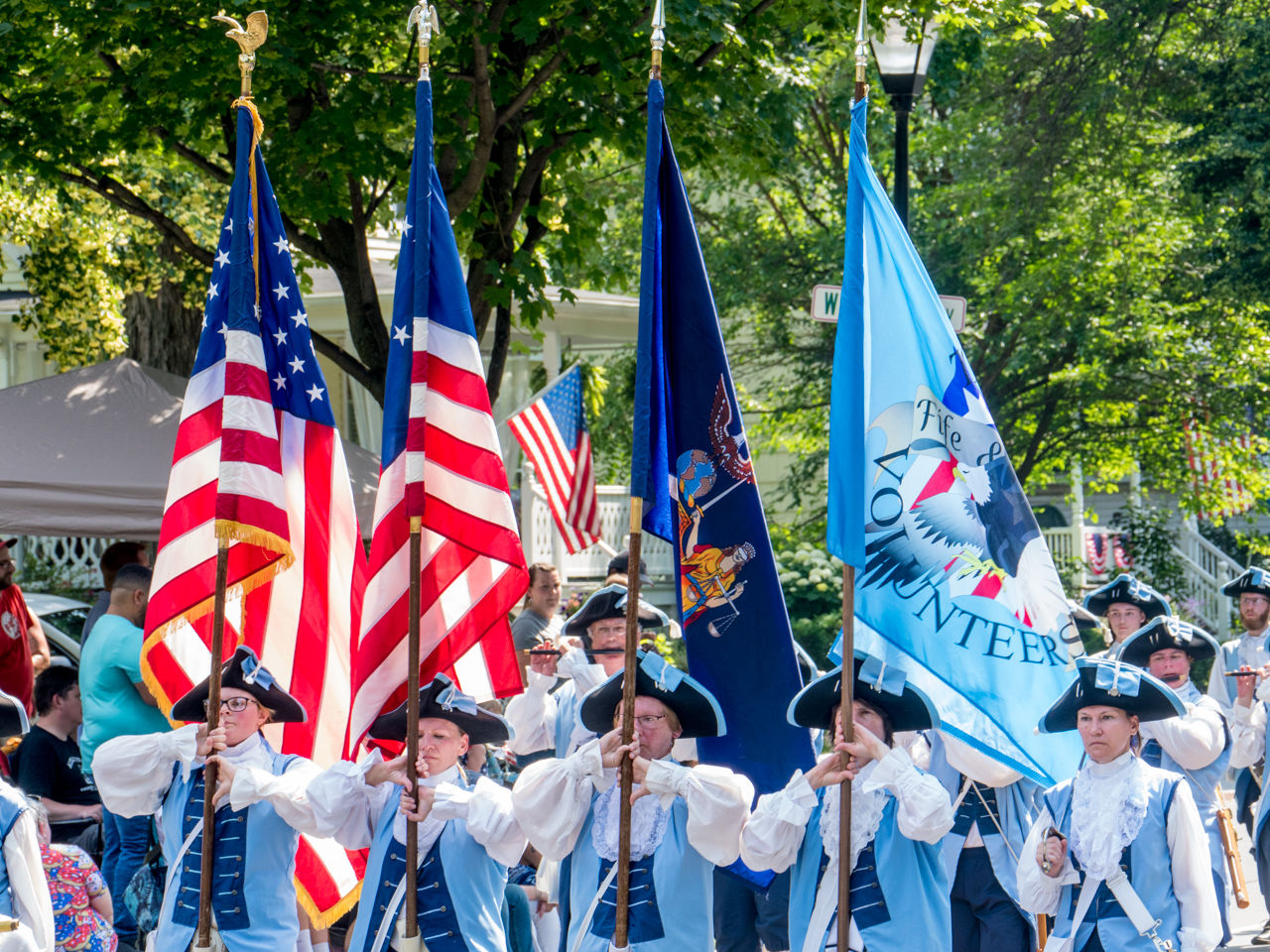 4th of July Parade Photo 2019 Flags